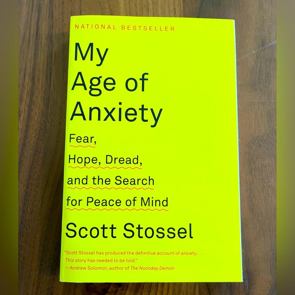 All books 3 for $20. Book:  My Age of Anxiety by Scott Stossel